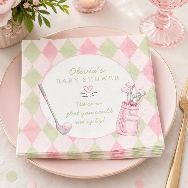 Papel Guardanapo para Chá de Bebê Little Putter (Criador carregado)