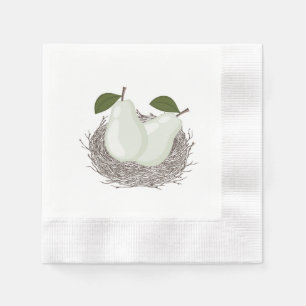 Papel Guardanapo perfeito do chá de fraldas do gêmeo d