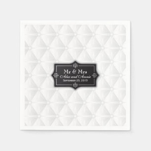 Papel Guardanapo Wedding personalizado luxuoso de