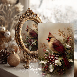 Papel Higiênico Cardinal Holly Berries Natal