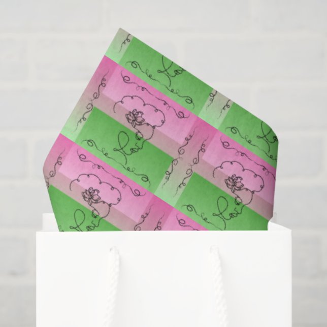 Papel Higiênico Flowing Beauty Roselle (Sacola de presentes)