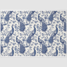 Papel Higiênico Temático de Pavão no Estilo Chinoi