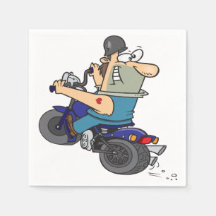 Papel Homem dos desenhos animados nos guardanapo de
