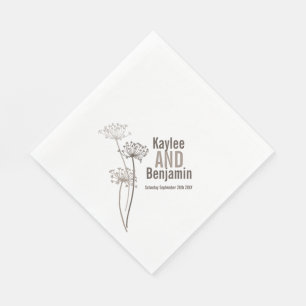 Papel Jardim de caserna/pastel de vaca, guardanapo de pa