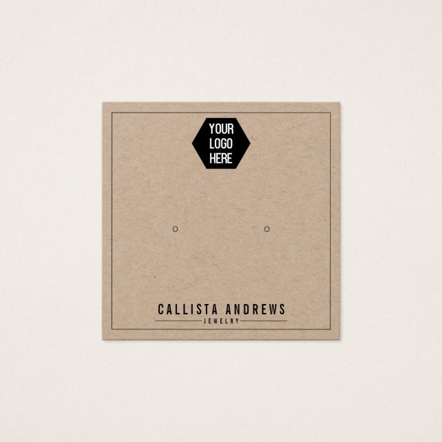 Papel Kraft adiciona sua placa de exibição de grav (Frente)