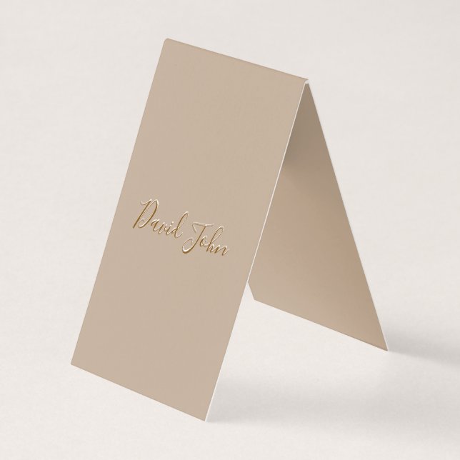 Papel Kraft Marrom Minimalista Obrigado (Frente)