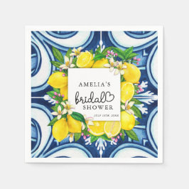 Papel Lindo Coração em Script | Limão | Guardanapo de Ch