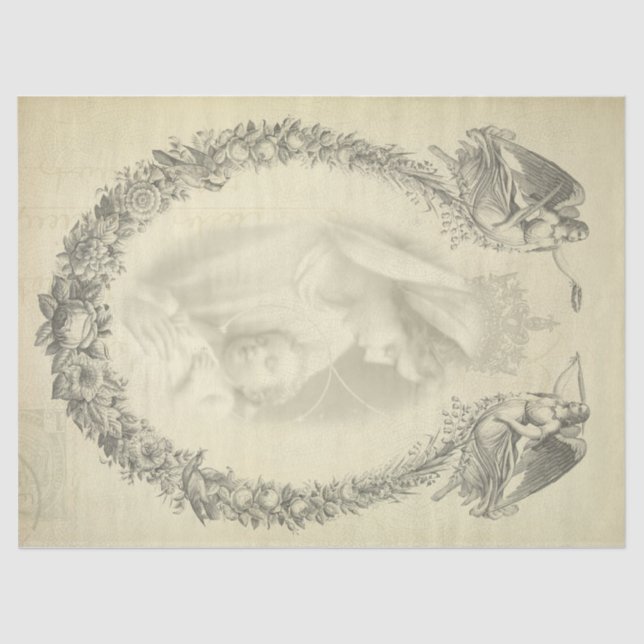 Papel Madona Dedoupage da Nicole (Frente )