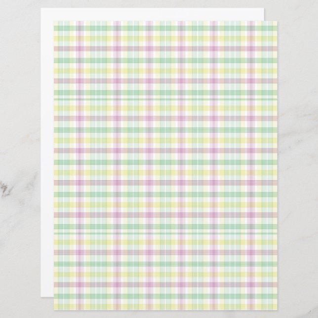Papel-manual para Xadrez de Pastel dinamarquês col (Frente/Verso)