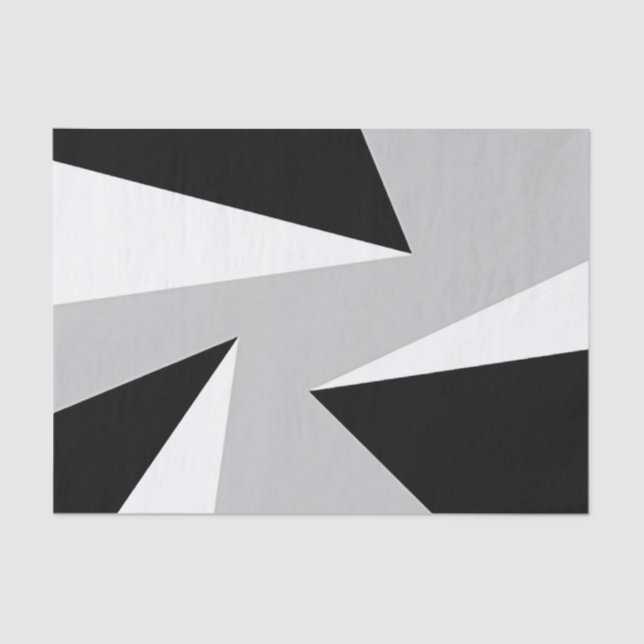 Papel monocromático geométrico (Frente )