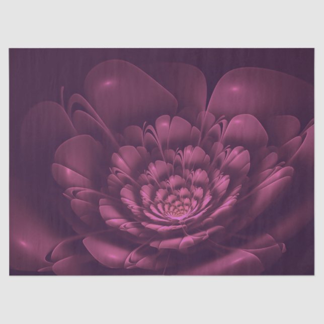 papel monocromático para tecidos de flores (Frente )