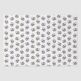 Papel monstruoso para tecidos de truque ou tratame