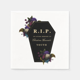 Papel Morte aos Meus 20 Anos Guardanapo de Cocktail de 3