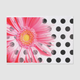 Papel no Tecido da Flor Rosa