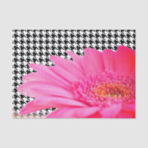 Papel no Tecido da Flor Rosa