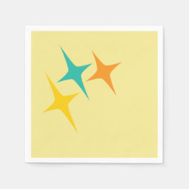 Papel Noventa anos 50 - guardanapo de rajada tripla