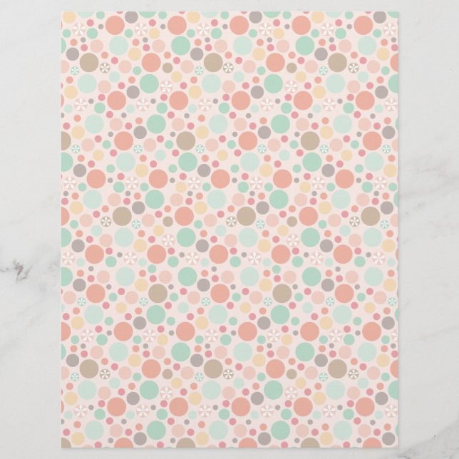 Papel Padrão Letterhead Bolinhas (Frente)