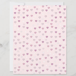 Papel Padronizado Fofo para Artesanato e Escrita n