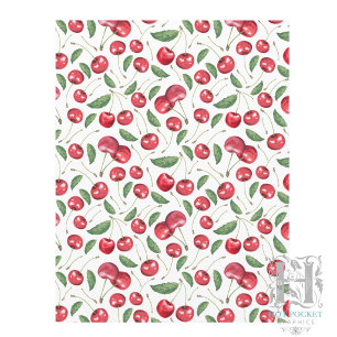 Papel para Álbum de Recortes de Cerejas