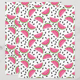 Papel para Álbum de Recortes de Melancias