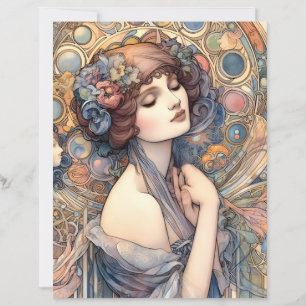 Papel para Álbum de Recortes de Retrato de Mulher
