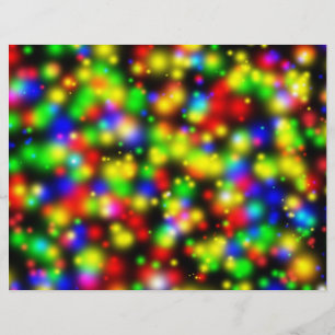 Papel para Álbum de Recortes Luzes Loucas