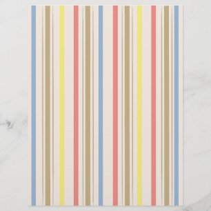Papel para Álbum de Recortes Pastel Line: