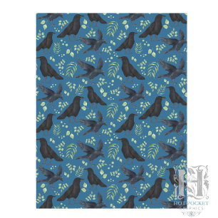 Papel para Álbum de Recortes Raven em Azul