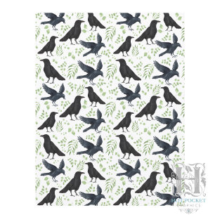 Papel para Álbum de Recortes Raven em Branco