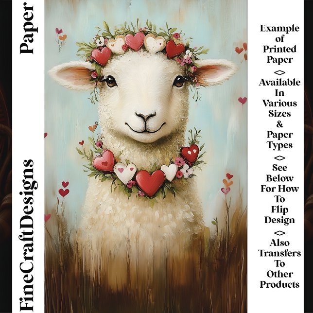 Papel para Álbum de Recortes Sweet Spring Lamb Flo (Criador carregado)