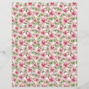 Papel para Artesanato e Artes Florais em Aquarela