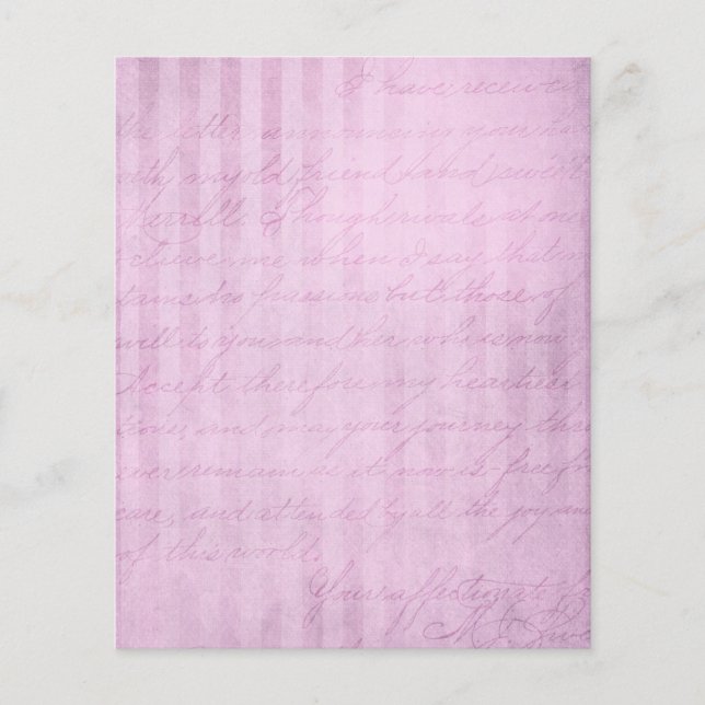 Papel para Escrapão, de cor rosa, com ranhura (Frente)