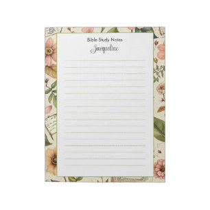 Papel para Estudo da Bíblia Bloco de Notas Persona