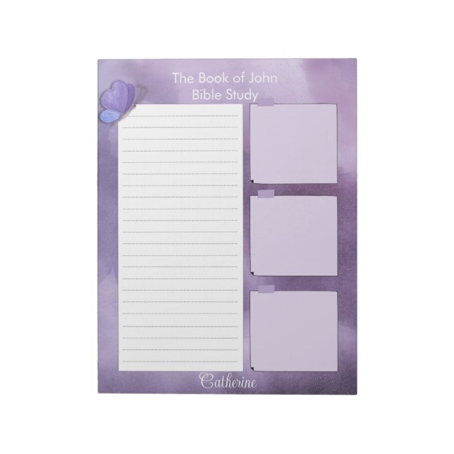 Papel para Estudo da Bíblia Bloco de Notas Persona (Invertido)