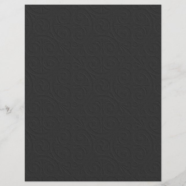 Papel para modelagem preto em forma simples de Des (Frente)
