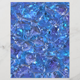 Papel para modelar de cristal azul e roxo