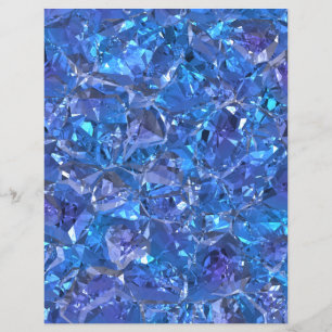 Papel para modelar de cristal azul e roxo