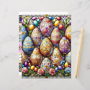 Papel para modelar em Páscoa de vidro temperado