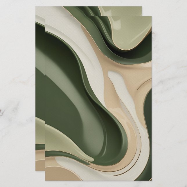 Papel para papelaria polivalente em na moda gráfic (Frente/Verso)