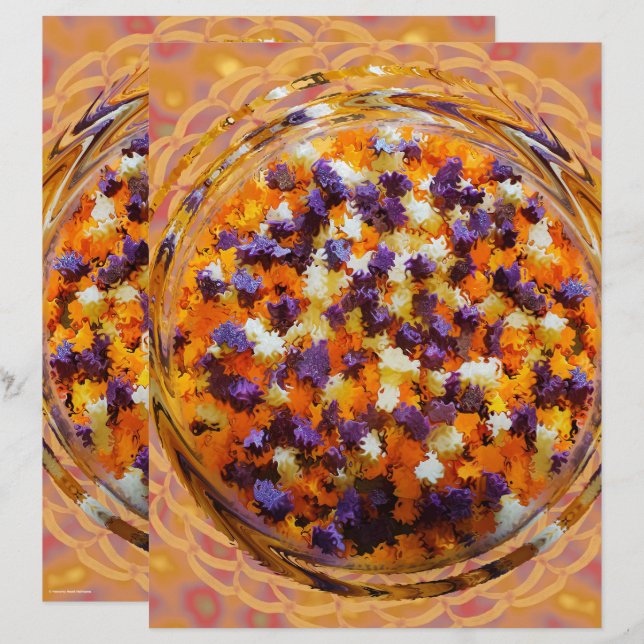 Papel para Scrapbook ET Potpourri Página 2 Lados (Frente/Verso)