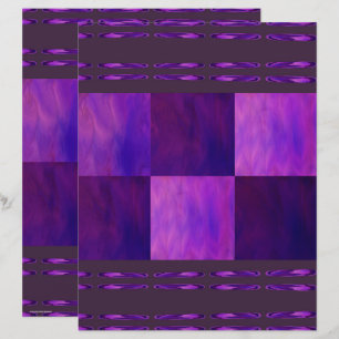 Papel para Scrapbook Purple Skies Tiles Página Fre
