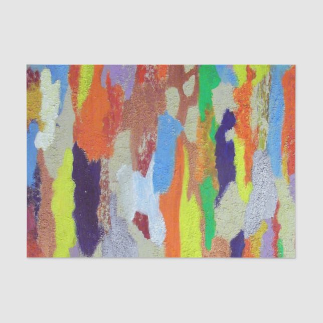 Papel para tecidos cimentados pintados (Frente )