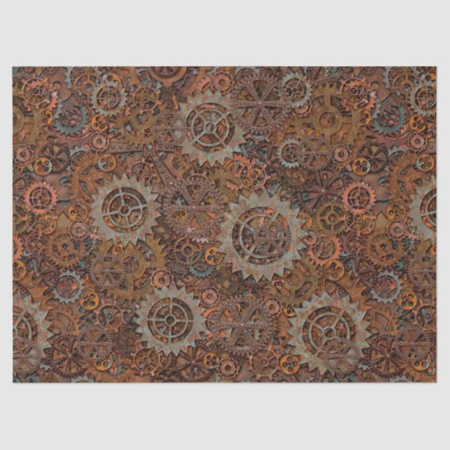 Papel para Tecidos das engrenagens (Frente )