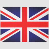 Papel para tecidos de bandeira britânica