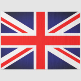 Papel para tecidos de bandeira britânica