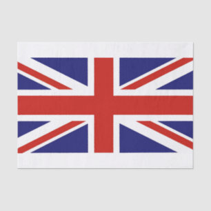 Papel para tecidos de bandeira britânica