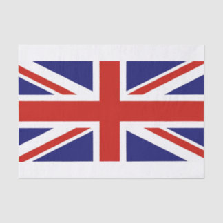 Papel para tecidos de bandeira britânica