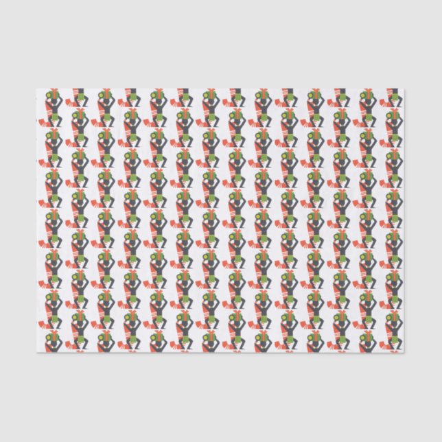 Papel para tecidos de férias (Frente )