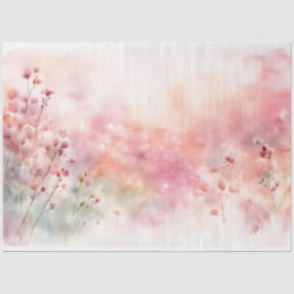 Papel para tecidos de flor silvestre, rosa