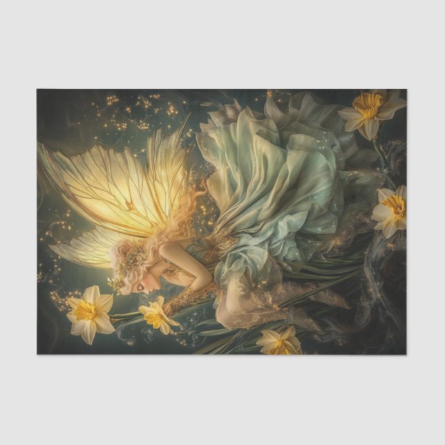 Papel para tecidos de flores (Frente )